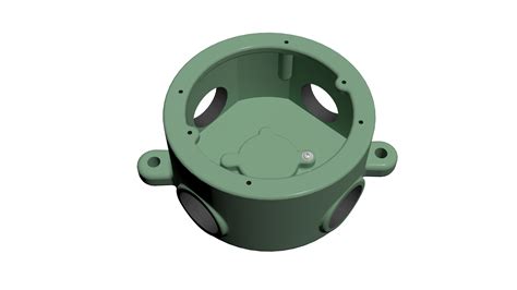 junction box round box|exterior round junction box.